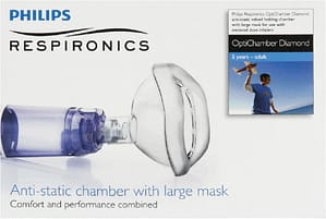 OptiChamber Daimond voorzetkamer met LiteTouch gezichtsmasker