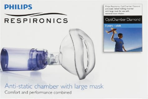 OptiChamber Daimond voorzetkamer met LiteTouch gezichtsmasker